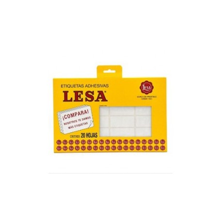 ETIQUETA CHICA BLANCA LESA 47X21MM 240 (Caja)
