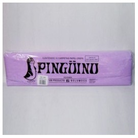 PAPEL CREPE 09 LILA PINGUINO 0.50X2MTS (Pieza)