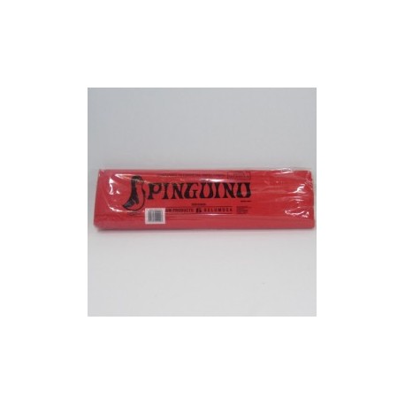 PAPEL CREPE 05 ROJO PINGUINO 0.50X2MTS (PIEZA)