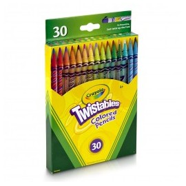 COLORES TWISTABLES CON 12COLORES CRAYOLA (CAJA)