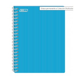 CUADERNO PROFESIONAL ESPIRAL DOBLE 100H C7MM MULTICOLOR PRINTAFORM