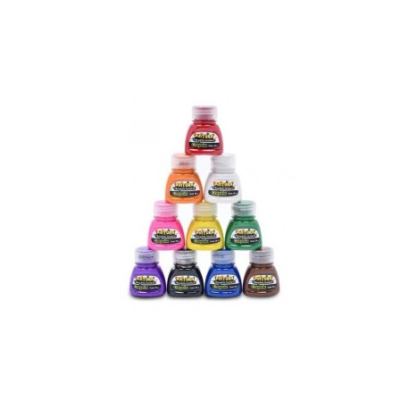 PINTURA TEMPERA LAVABLE DE 25ML C/10COLORES MULTIA CRAYOLA (PIEZA)