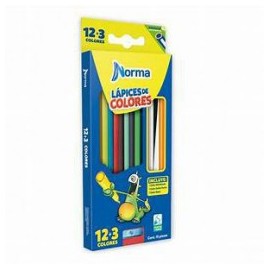 COLORES NORMA DE MADERA PLUS 12COLORES LARGOS