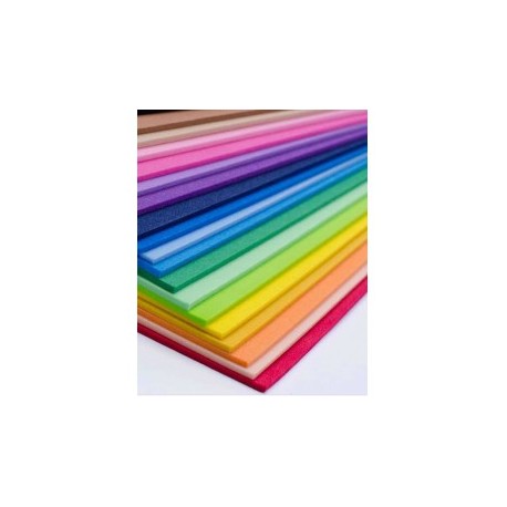 FOAMY TAMAÑO CARTA LISO COLORES VARIAS