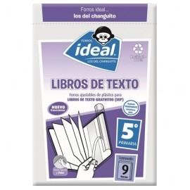 FORROS IDEAL LIBROS DE TEXTO 5 AÑO CON 9PZ