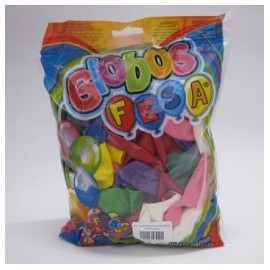 GLOBO ESTANDAR No 9 SURTIDO 100PZ
