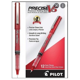 PLUMA BOLIGRAFO V5 PRECISE 0.5MM EXTRAFINO ROJO PILOT