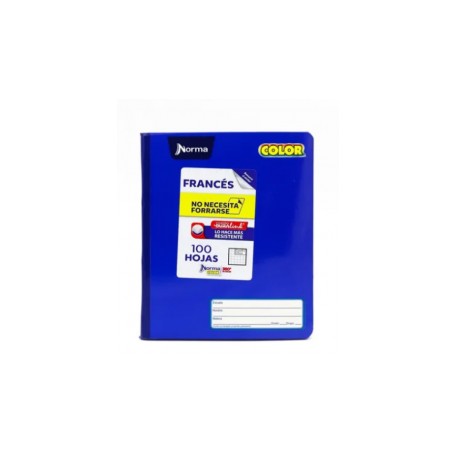 CUADERNO FRANCES NORMA COLOR 360o 100H C 5MM
