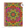 CUADERNO PROFESIONAL ESPIRAL DOBLE 100H C 7MM MANDALA PRINTAFORM