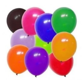 GLOBO ESTANDAR No 12 SURTIDO 100PZ
