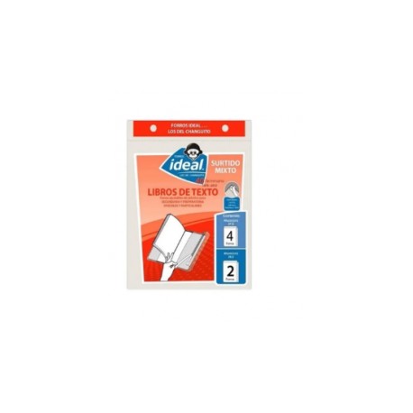 FORRO IDEAL LIBROS TEXTO SECUNDARIA/PREPA 6PZ