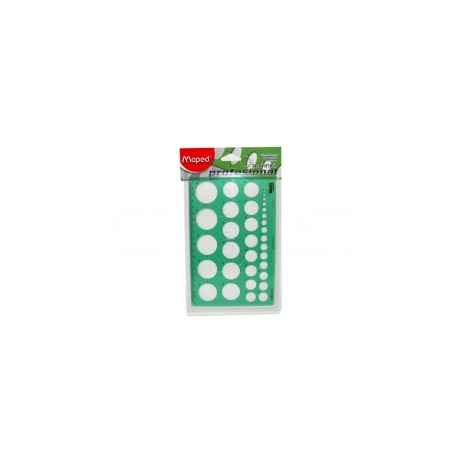 PLANTILLA MAPED DE CIRCULOS 21X13.5CMS