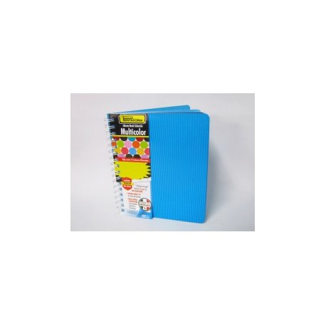 CUADERNO FRANCES ESPIRAL DOBLE 100H C5MM ARCOIRIS PRINTAFORM