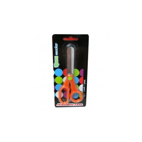 TIJERA ESCOLAR BARRILITO B60 PUNTA ROMA 5" (12.7 CMS) MANGO PLASTICO (PIEZA)