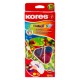 ACUARELAS KORES SET C/12CLS Y PINCEL