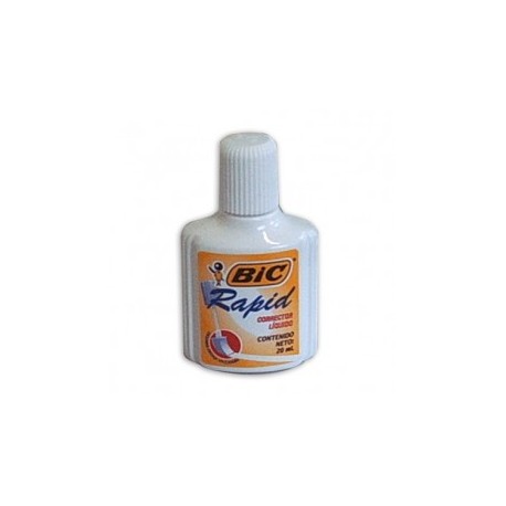 CORRECTOR BIC RAPID LIQUIDO DE 20ML CON ESPONJA APLICADORA
