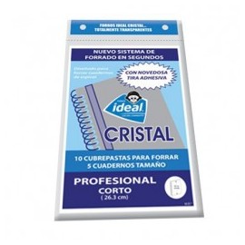 FORRO VINYL IDEAL CRISTAL PROFESIONAL (CORTO) TAPA ADHESIVA