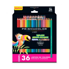 COLORES DE MADERA PRISMACOLOR JUNIOR 36CLS