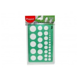PLANTILLA MAPED DE CIRCULOS 21X13.5CMS