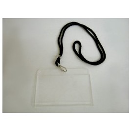 Portagafete para credencial grande acrilico 10.5x8