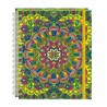 CUADERNO PROFESIONAL ESPIRAL DOBLE 100H C5MM MANDALAS PRINTAFORM