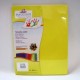 Papel carta amarillo 100h eurocolor