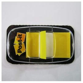 NOTA ADHESIVA 680-5 POST-IT AMARILLA 2.5x4.3 50PZ BANDERITAS  (PIEZA)