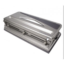 PERFORADORA PEGASO TRIPLE METALICA AJUSTABLE PLATA (Pieza)