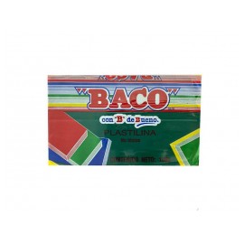 PLASTILINA MARQUETA BACO 140GRS VERDE OBSCURO