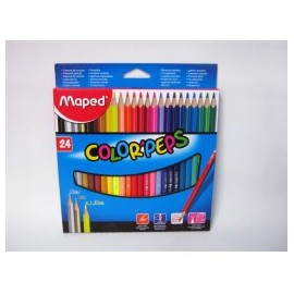 COLORES MAPED DE MADERA COLOR´PEPS 24PZ (PIEZA)
