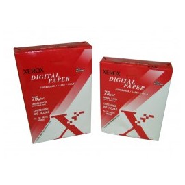 PAPEL BOND XEROX CARTA ROJO 75GRS 500H 94% DE BLANCURA (PAQUETE)
