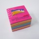 NOTAS ADHESIVAS JANEL MEMOTIP MINICUBO 2X2 NEON C/400