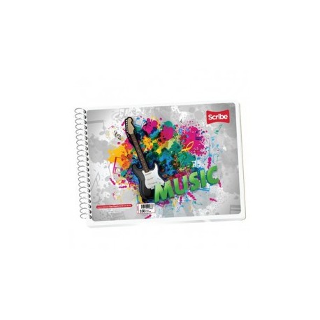 CUADERNO ITALIANO SCRIBE C7MM ESPIRAL 100H MEGA (PIEZA)00 hojas mega