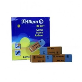 GOMA BR 40 PELIKAN AZUL CON ROJO