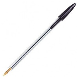 BOLIGRAFO MEDIANO BIC COLOR NEGRO CRISTAL DURA