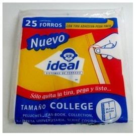 FORRO IDEAL COLLEGE 25.3CMS CAL 400 CON ADHESIVO