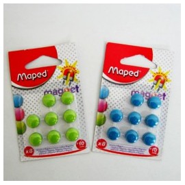 IMANES MAPED REDONDO 10MM BLISTER CON 8PZ