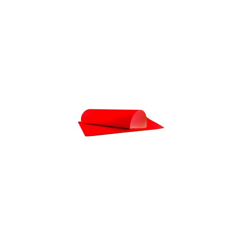 CARTULINA FLOURESCENTE IMPERIAL 47.5X66CMS ROJO