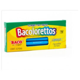 PLUMIN BACOLORETTOS AZUL CLARO BACO