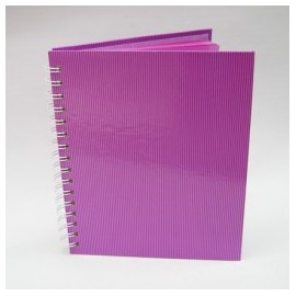 CUADERNO FRANCES ESPIRAL DOBLE 100H RAYA ARCOIRIS PRINTAFORM