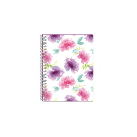 CUADERNO PROFESIONAL ESPIRAL DOBLE 100H C7MM FLORAL PRINTAFORM