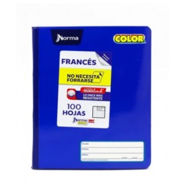 CUADERNO FRANCES NORMA COLOR 360o 100H C 5MM