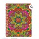 CUADERNO PROFESIONAL ESPIRAL DOBLE 100H C 7MM MANDALA PRINTAFORM