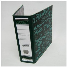 REGISTRADOR LEFORT MARMOLEADO CLASICO ARILLO EN O DE 3" VERDE
