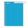 CUADERNO PROFESIONAL ESPIRAL DOBLE 100H C7MM MULTICOLOR PRINTAFORM